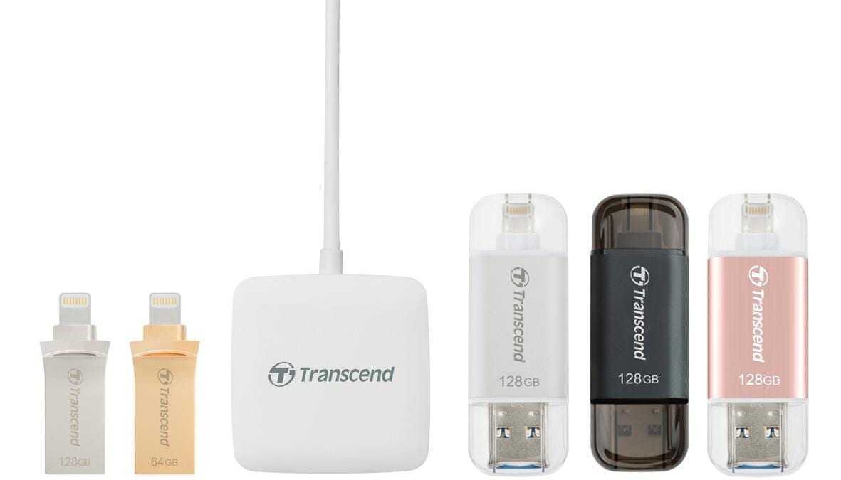 Transcend сделал флешки с разъёмом Lightning для iOS-устройств