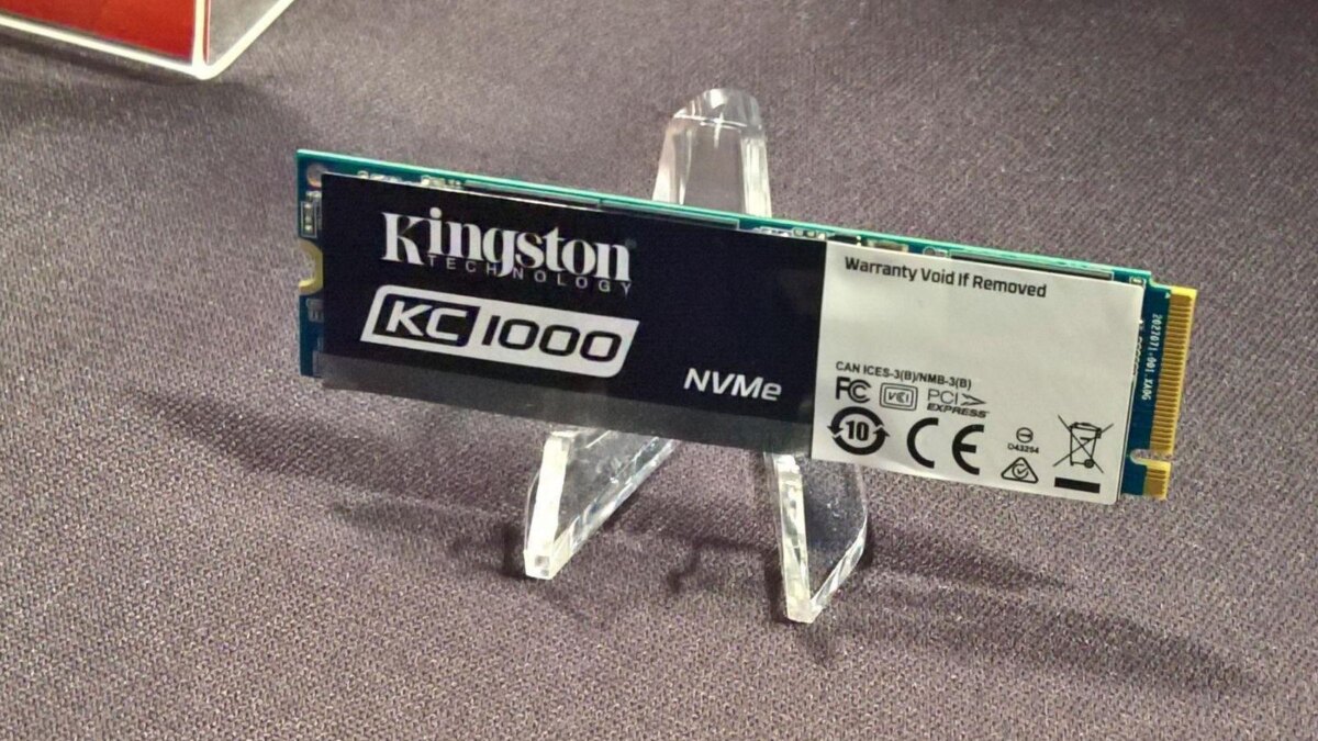 Computex 2017. Kingston сделала накопитель KC1000 NVMe PCIe