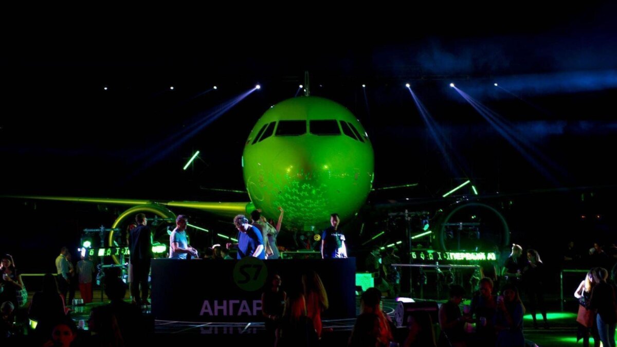 S7 и Airbus представили первый A320neo в России