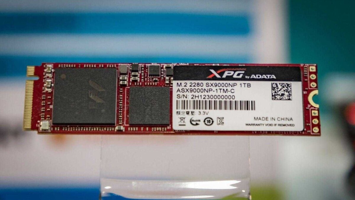 ADATA выпустила SSD c интерфейсом PCIe NVMe