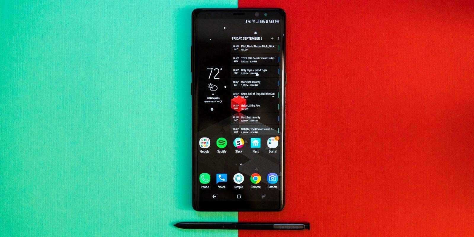На Galaxy Note8, S8, и S8+ можно поставить Android Pie 5 galaxy note 8 2