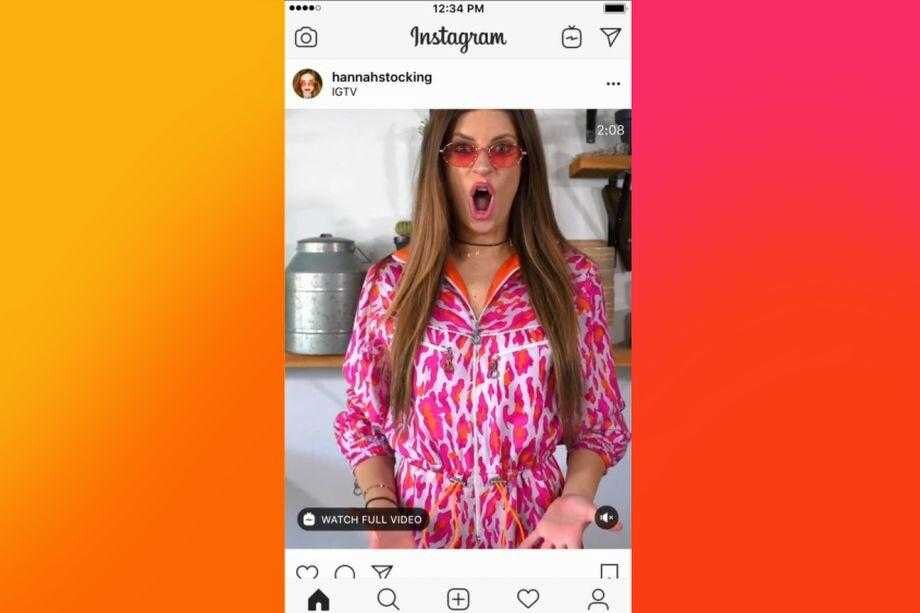 Instagram поместит превью IGTV в основную ленту