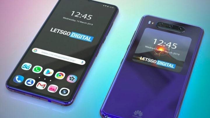 Будущие смартфоны Huawei могут получить тройную камеру с экраном на задней панели