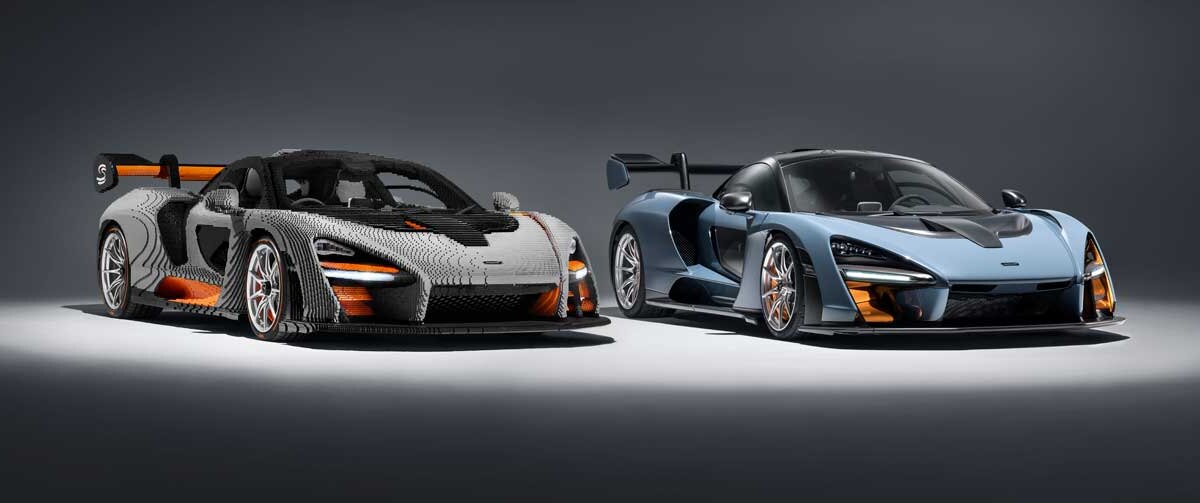 McLaren Senna собрали из Lego и он весит больше оригинала