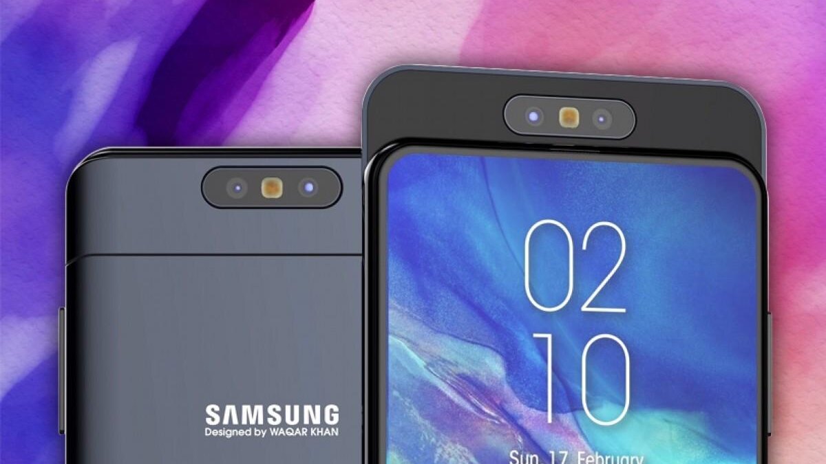 Samsung Galaxy A90 получит поворотную камеру 48 мпикс и дисплей 6,7 дюймов