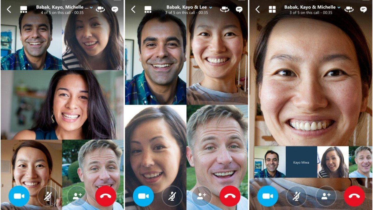 Skype удвоил лимит группового видео-чата до 50 участников