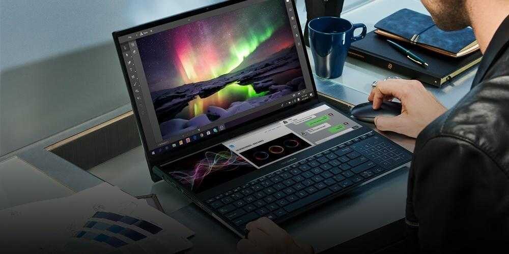 Asus представила ноутбук Asus ZenBook Pro с двумя 4K-экранами