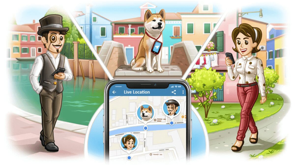 Telegram разрабатывает геочаты