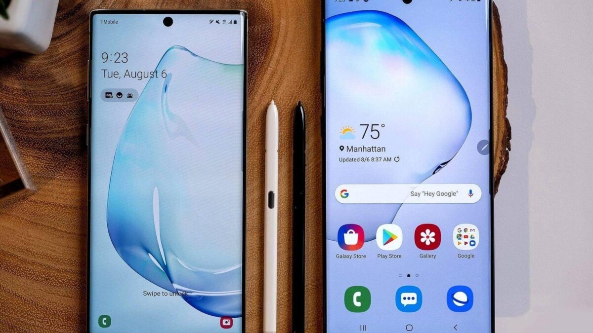 Samsung выпустил смартфоны Galaxy Note 10 и Galaxy Note 10+