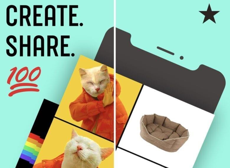 Facebook запустил приложение для создания мемов