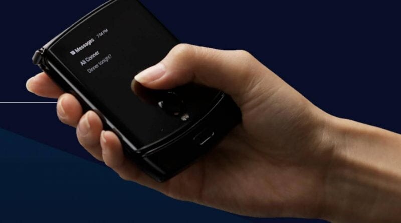 Motorola Razr 2 может получить боковые датчики и сканер отпечатков в экране