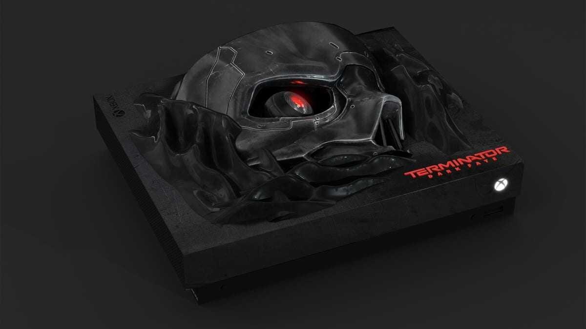 Microsoft выпустит Xbox One X с расплавленным черепом терминатора
