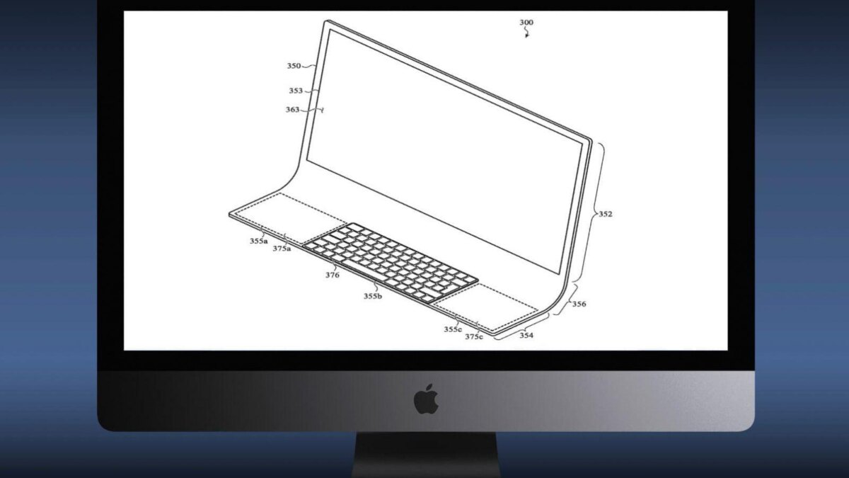 Apple запатентовала гибкий Mac