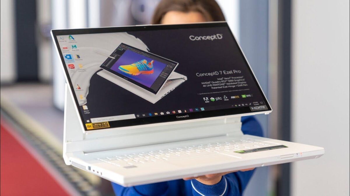 CES 2020. Ноутбук-трансформер ConceptD 7 Ezel от Acer