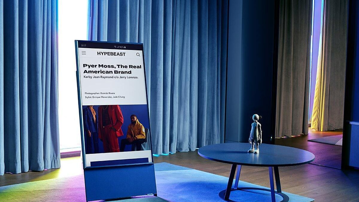 CES 2020. Телевизор от Samsung, который меняет ориентацию
