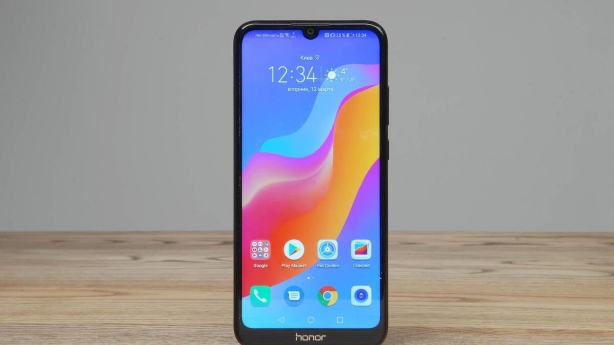 Смартфон honor с ярким дисплеем и приложениями