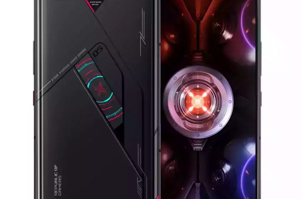 Игровой смартфон ASUS ROG Phone 5s и 5s Pro задняя панель с камерой и дизайном