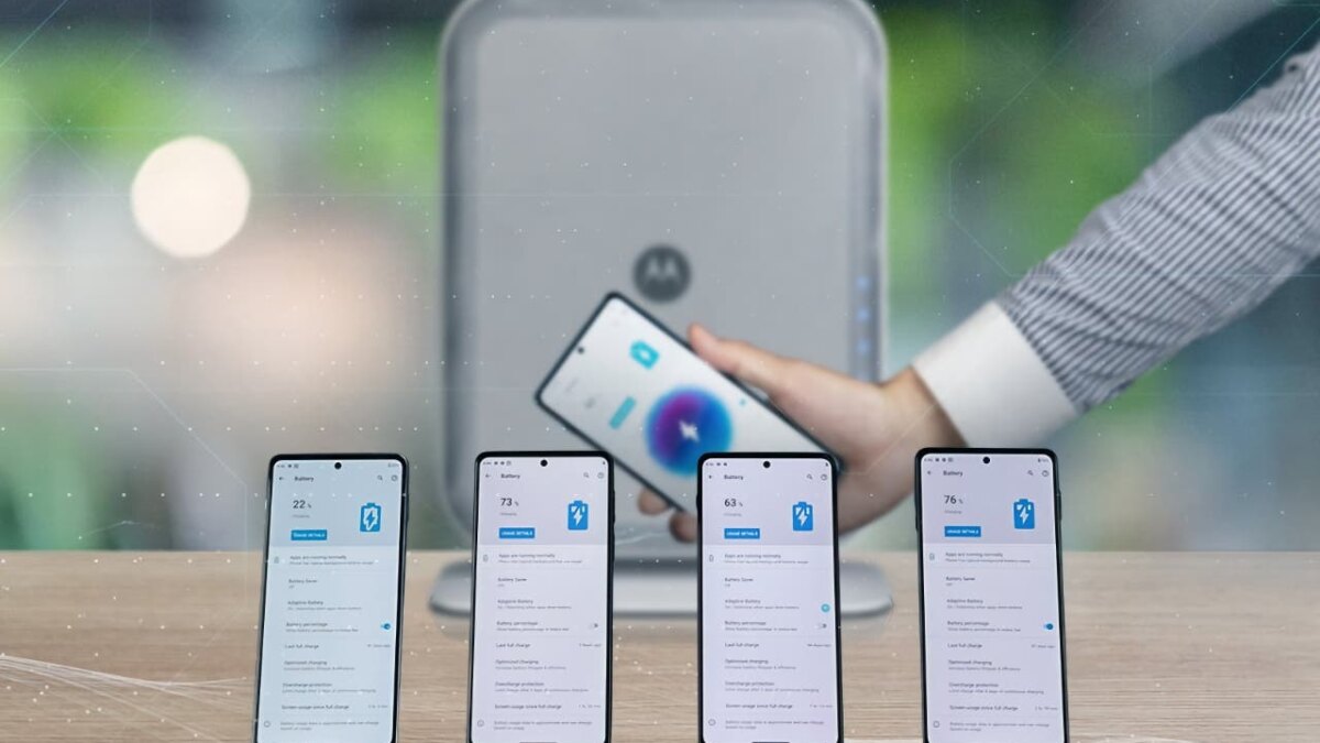 Motorola продемонстрирует свою технологию воздушной зарядки