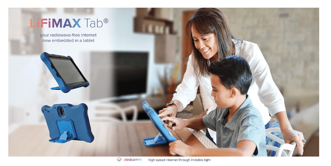 CES 2022: Oledcomm сделала первый Android-планшет с LiFi
