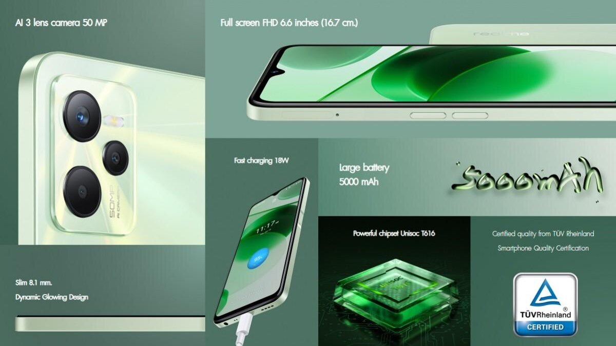 Представлен смартфон Realme C35