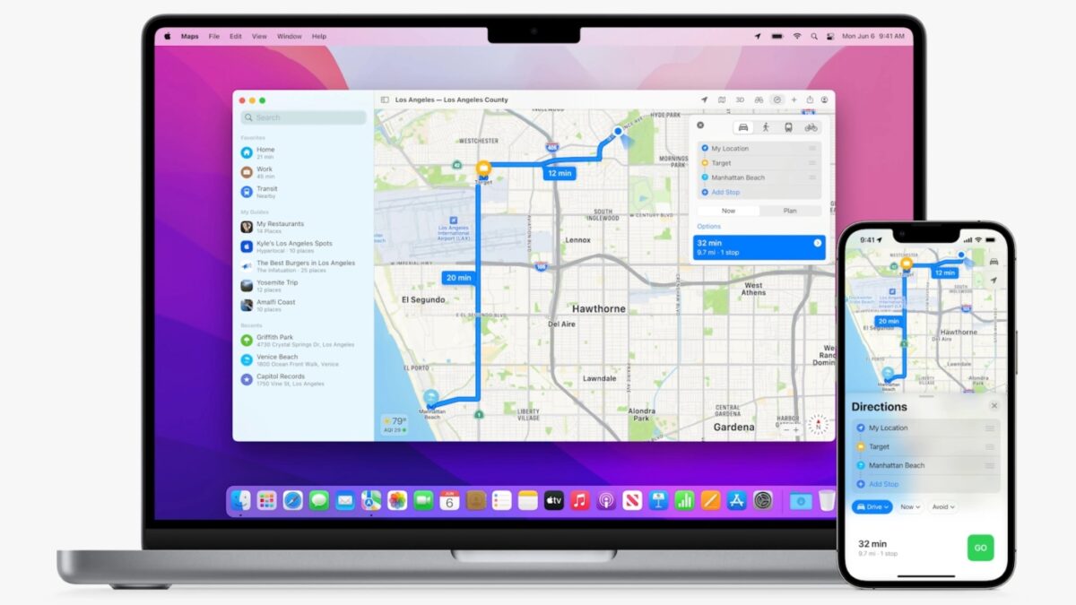 Apple на WWDC 2022 представила крупное обновление для Apple Maps