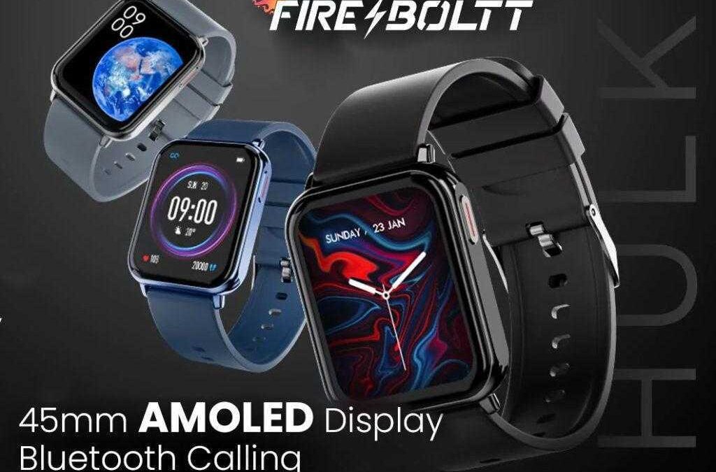 Представлены часы Fire-Boltt Hulk с экраном 1,78 дюйма и bluetooth-вызовами