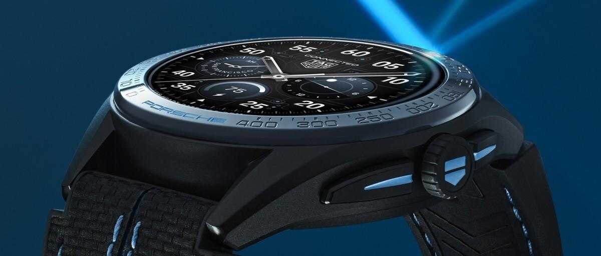 Умные часы TAG Heuer Connect Calibre E4 Porsche Edition могут управлять Porsche Taycan