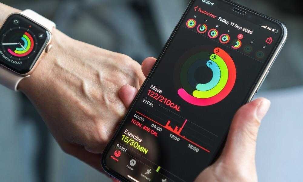 Apple Watch и iPhone: как редактировать фитнес-цели с iOS 16