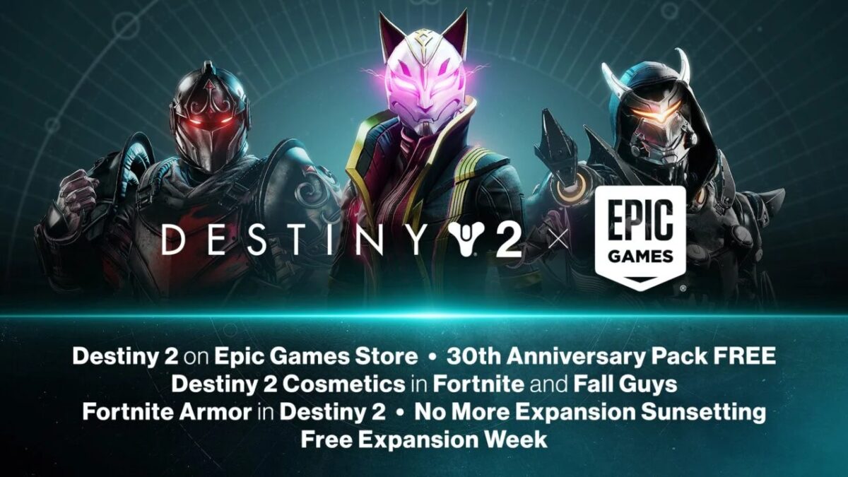 Destiny 2 вышла в Epic Games Store с бесплатным набором 30th Anniversary Pack