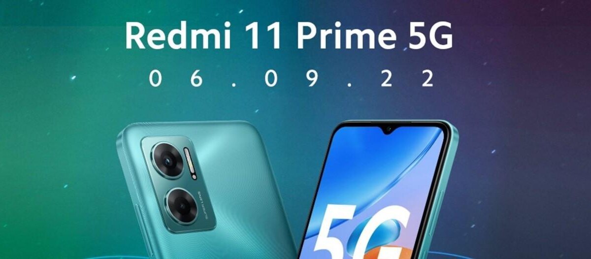 Redmi 11 Prime 5G выйдет 6 сентября