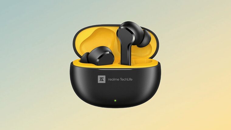 Realme Buds T100 — новые наушники с 28-часовой автономностью и привлекательной ценой