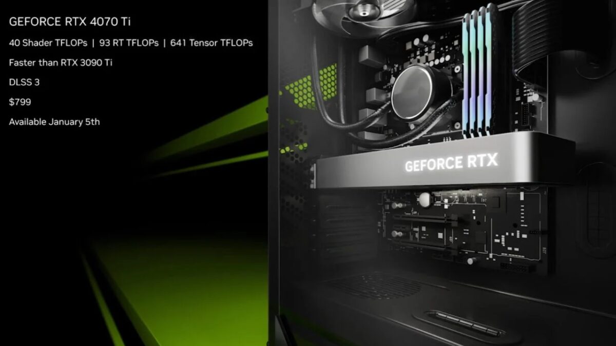 Nvidia представила RTX 4070 Ti