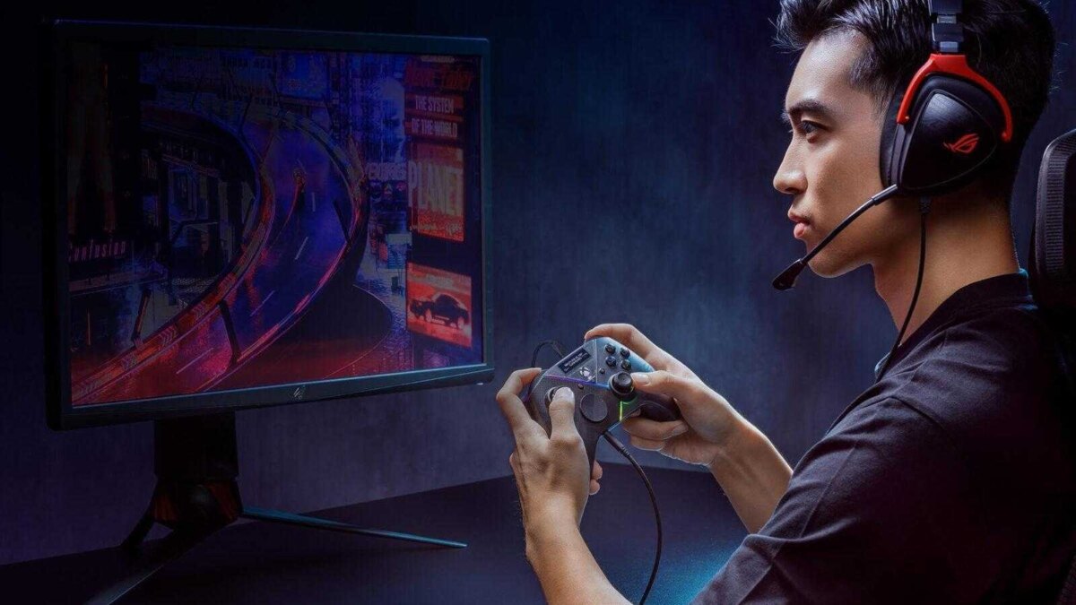 CES 2023: Asus выпустила контроллер со встроенным OLED-экраном