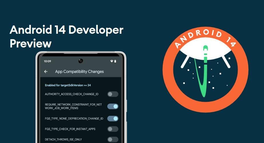 Вышла вторая версия Android 14 Developer Preview