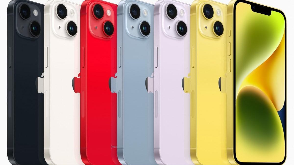 Apple выпустила iPhone 14 и 14 Plus в желтом цвете
