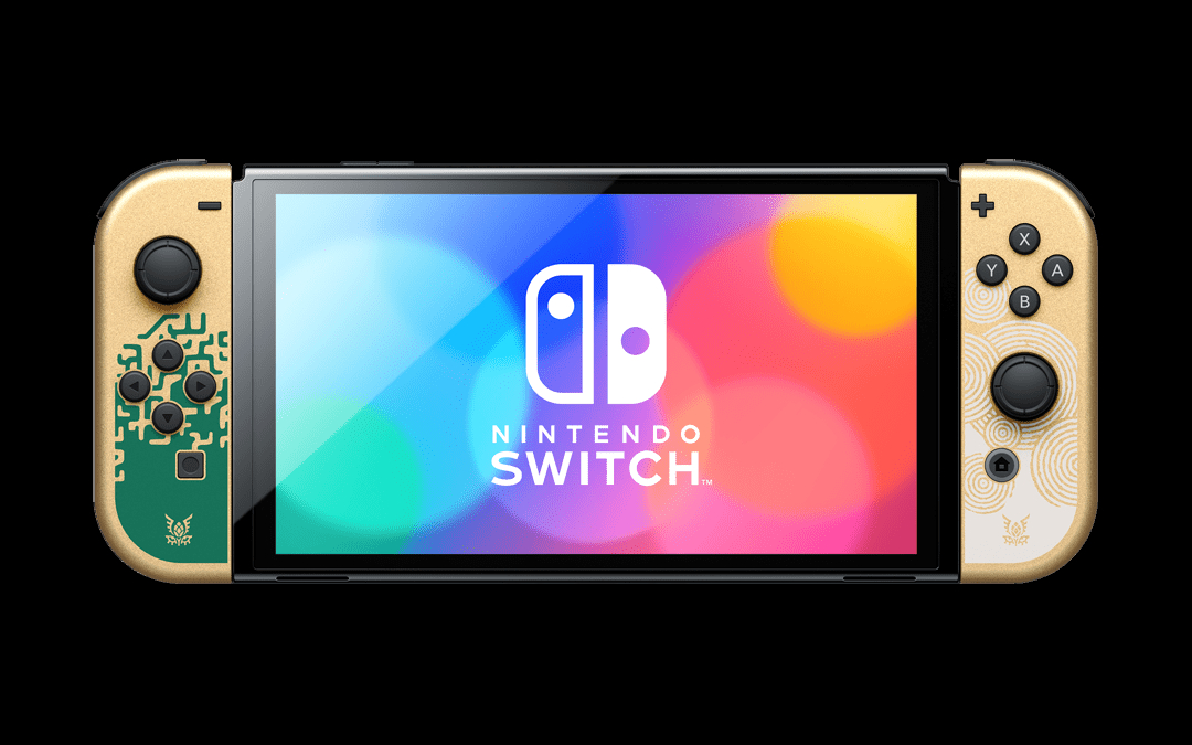 Nintendo анонсировала OLED-консоль Zelda: Tears of the Kingdom Switch 12 tloz tearsofthekingdom console illu 03