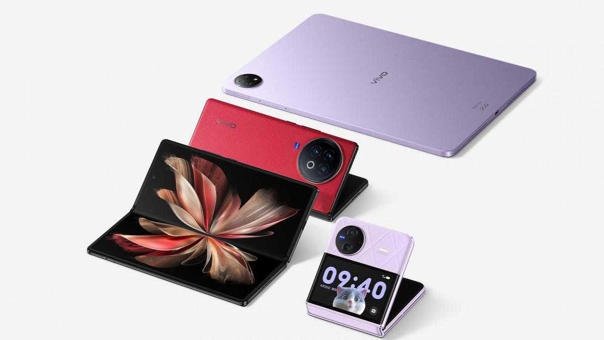 Vivo представит X Fold2, X Flip и Pad 2 20 апреля