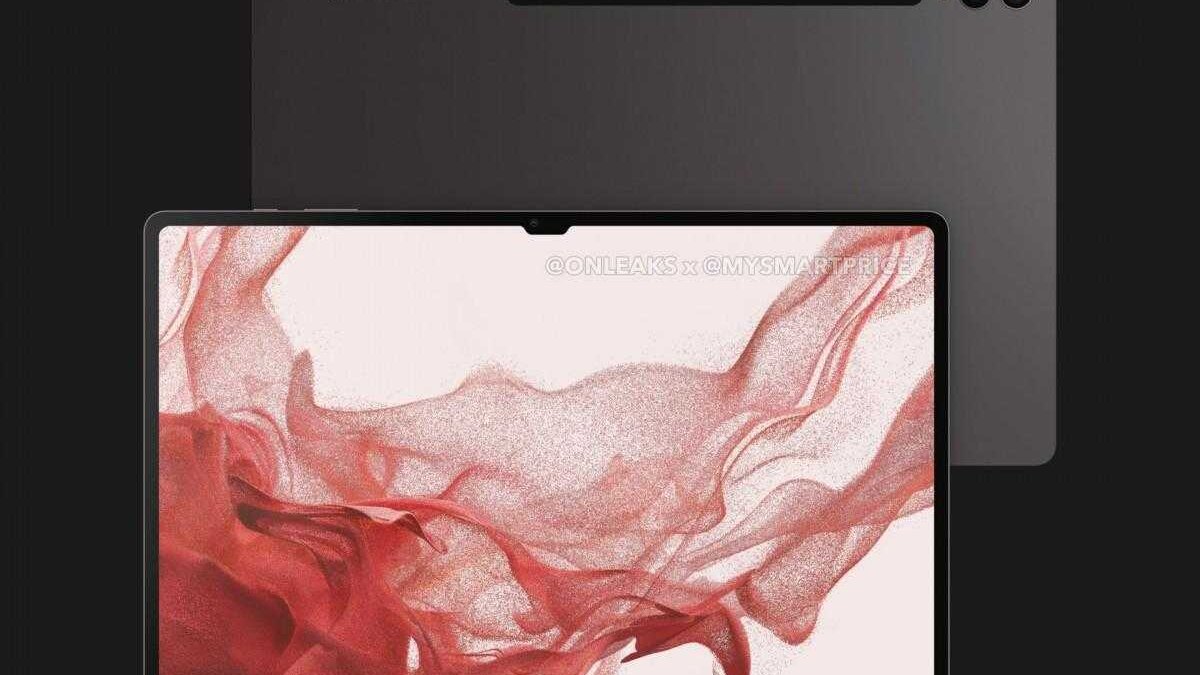 Samsung Galaxy Tab S9 Ultra: утечка рендеров