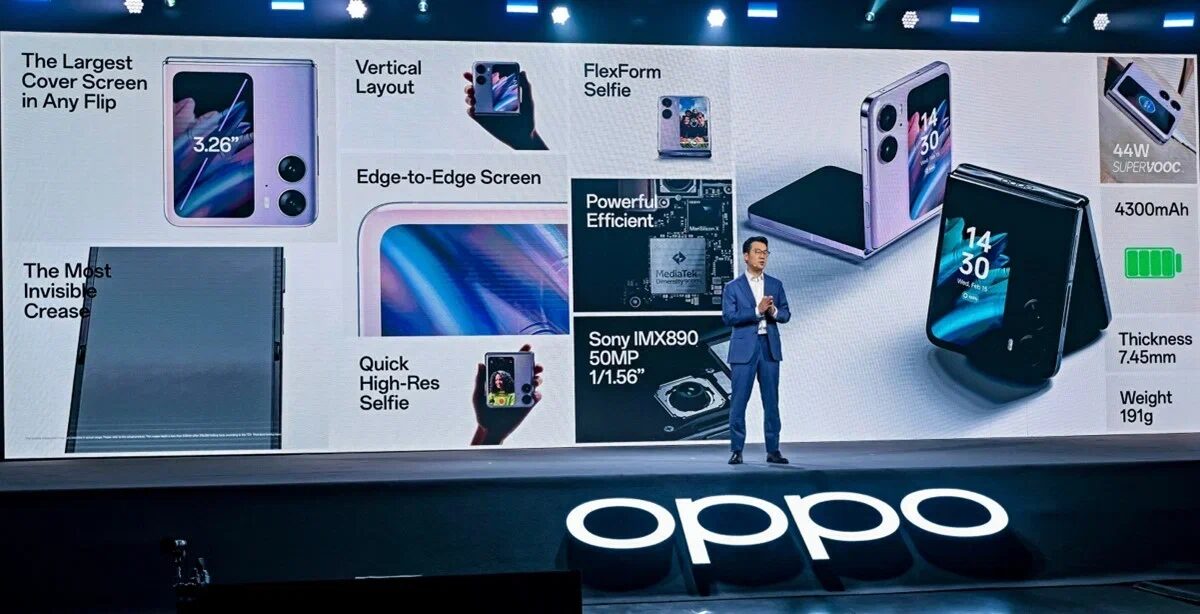 Компания Oppo отказалась от релиза Find N5 Flip