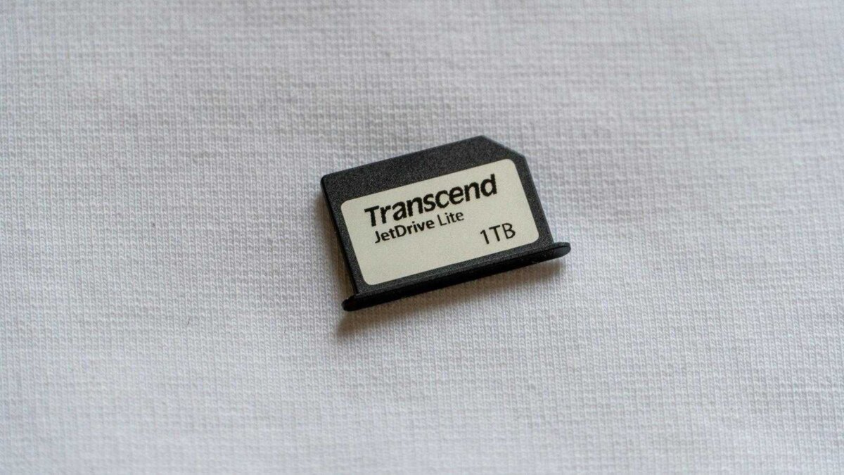 Обзор Transcend JetDrive Lite 330 1TB: как добавить места в MacBook Pro