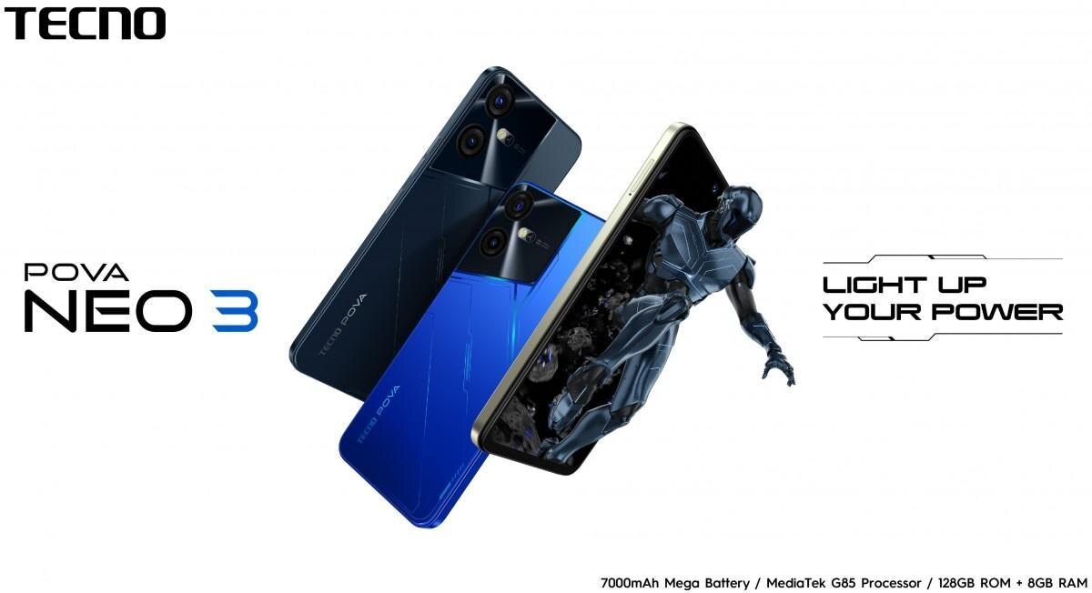 Tecno Pova Neo 3: утечка характеристик
