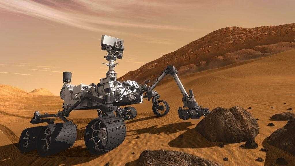 Марсоход Curiosity преодолел 23-градусный склон в ходе исследования Марса