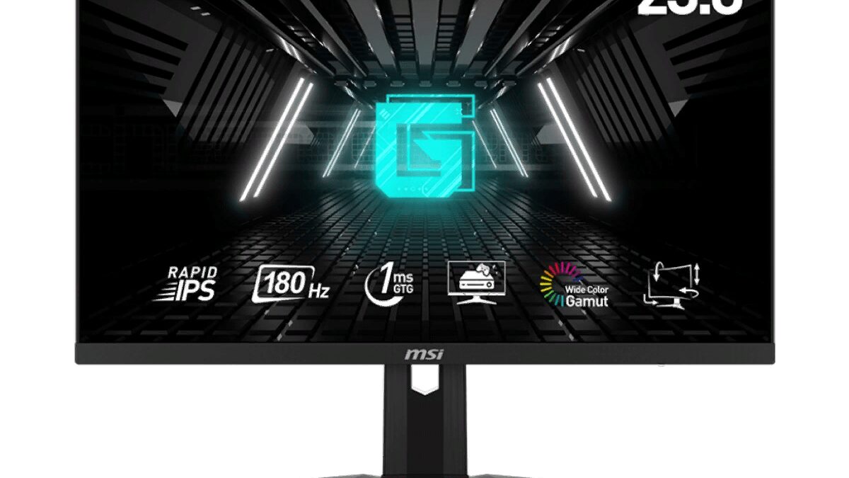 Представлен 180-Гц монитор MSI G244PF E2