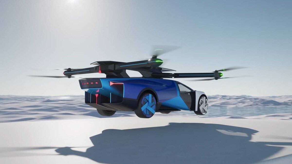 Автоконцерн XPeng представил летающий автомобиль XPeng Aeroht