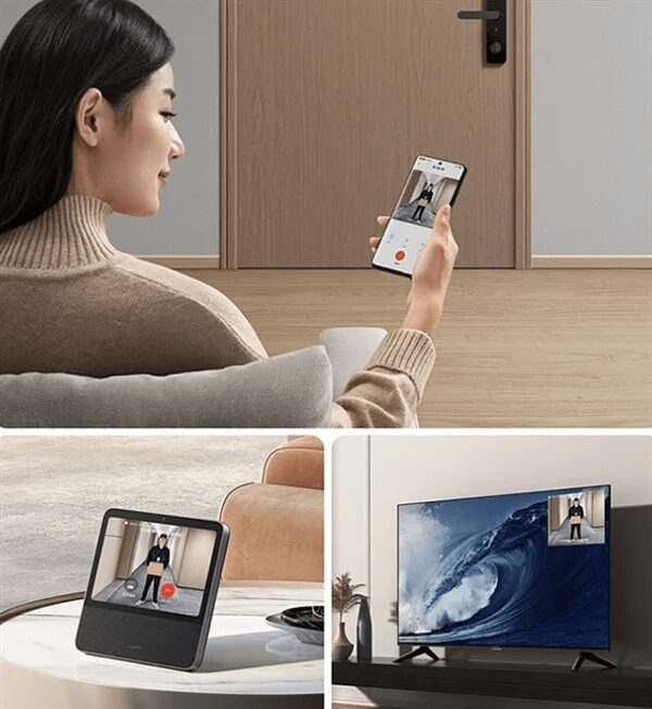 Дверной умный замок Xiaomi E20 Cat Eye с камерой видеозвонка