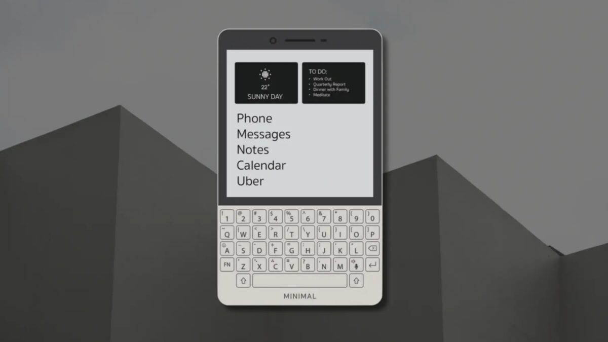 Представлен Minimal Phone, напоминающий смартфоны BlackBerry