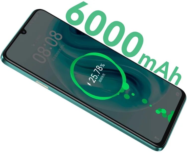 Смартфон Huawei nova Y72 с батареей 6000 мАч и отображением уровня заряда
