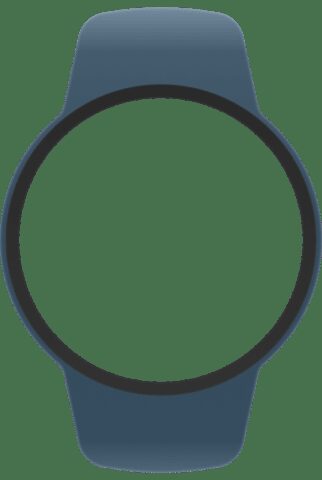 Фронтальный вид умных часов OPPO Watch 4 без дисплея