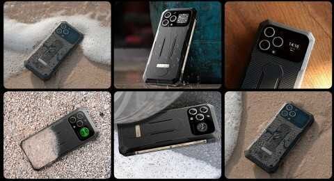 Защищенный смартфон Blackview BL8000 с двумя дисплеями с задней стороны