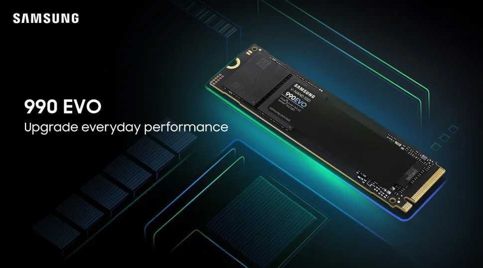 Samsung выпустила недорогой SSD с поддержкой PCIe 5.0 – 990 EVO